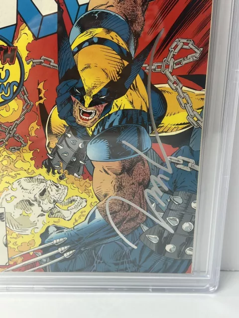 X-Men #9 Marvel Comics 1992 CBCS 9.6 Jim Lee Signed Ghost Rider Appearance 2
