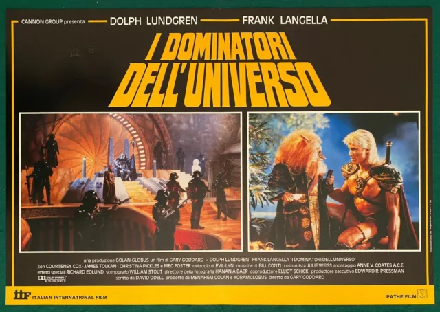 Fotobusta I Dominatori Dell'universo Masters Of Universe He Man Lundgren Cult