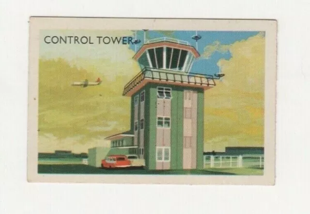 Australian Transport Trade card: #275 Aviation Control Tower Brisbane Airport