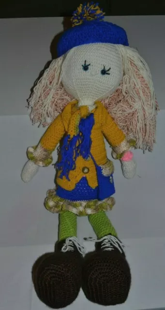 Hand crochet Teen Girl Doll soft toy