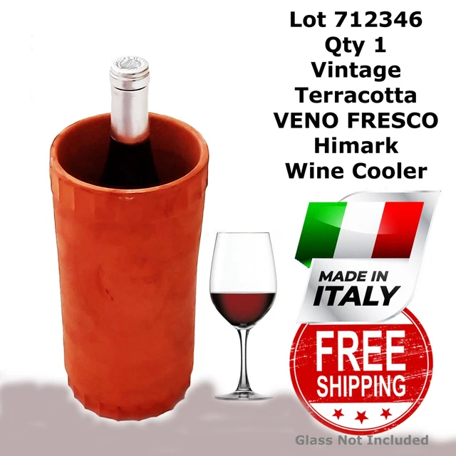 VINTAGE WINE COOLER Veno Fresco 1980 TERRACOTTA Made in ITALY 712346 £