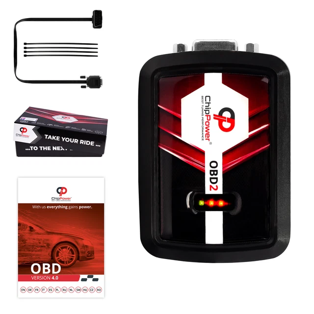 ChipPower Chiptuning CRS stekker naar de auto voor Ford Focus Mk2 II 1.6 TDCi 80 kW 109 pk 2004-2012 Diesel Chip Tuning Box Power Verhoogt vermogen Verlaagt brandstofverbruik zelf montage