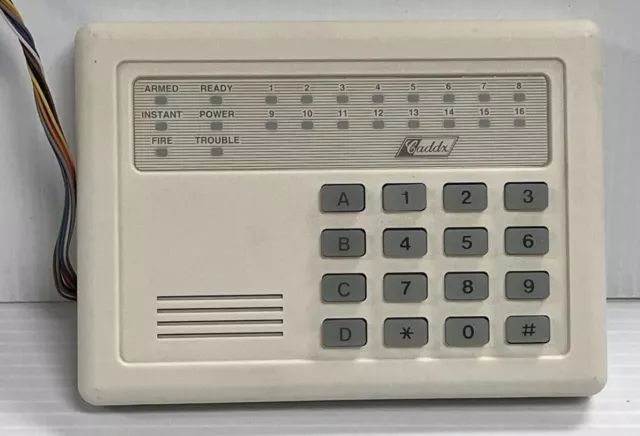 Caddx 9001 Interlogix Security Keypad Security Alarm GE Used Untested For Parts