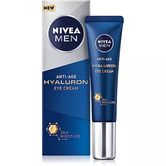 MEN Hyaluron Contorno De Ojos Antiedad Con Ácido Hialurónico (1 X 15 Ml), Crema