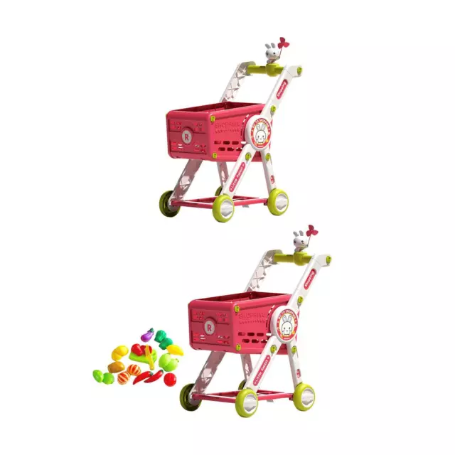 Mini-Einkaufswagen-Spielzeug für Kinder, lustiges Trolley-Set für Jungen und