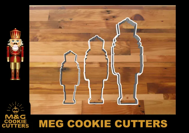 Nutcracker for cake - cookies - Christmas cookie cutters - fondant - dough