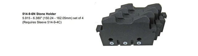 514-9-6N Stone holder (require 514-9-4C) fits Rottler HP7A HP6A H85A set 4 pcs