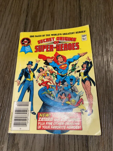 DC Special Blue Ribbon Digest #5 - Secret Origins of Super-Heroes  1981