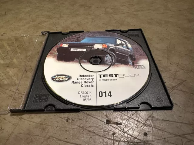 Austin Rover / Land Rover Testbuch Diagnose-Cd - Drl0014