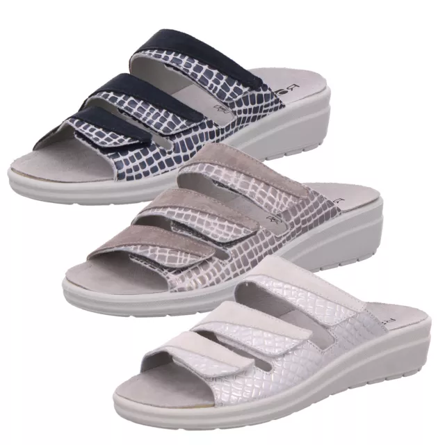 Rohde Rivella 5736 Mules Femmes Cuir Semelle Compensée Sabots