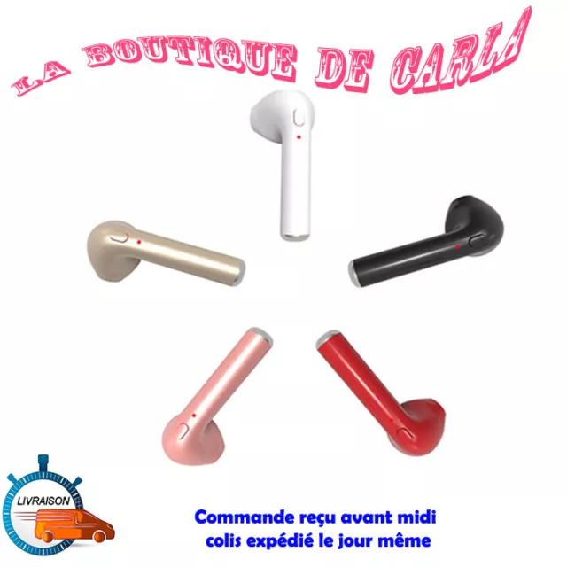 Casque Écouteur Bluetooth Sans Fil Oreillette Stéréo Pour smartphone PC tablette