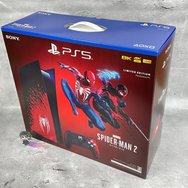Manette PS5 DualSense Édition Limitée Marvel's Spider-Man 2 + Housse De Console - Neuf