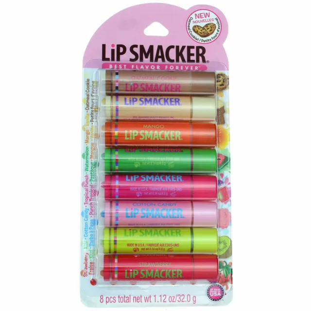 Lip Smacker Lip Balm, Sweets, 0.14 oz, 8 Ct