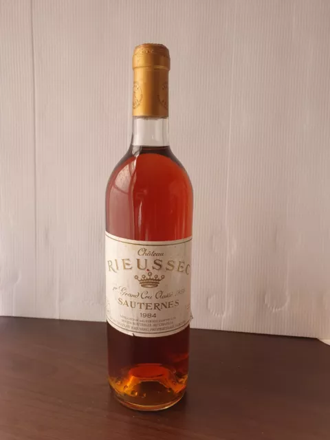 Blle 75cl Château RIEUSSEC  1984,  Sauternes 1er Grand Cru Classé