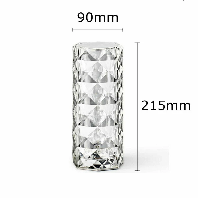 Lampada Da Tavolo Led Effetto Cristallo Per Bar Ristorante Pub Casa Senza Fili 9
