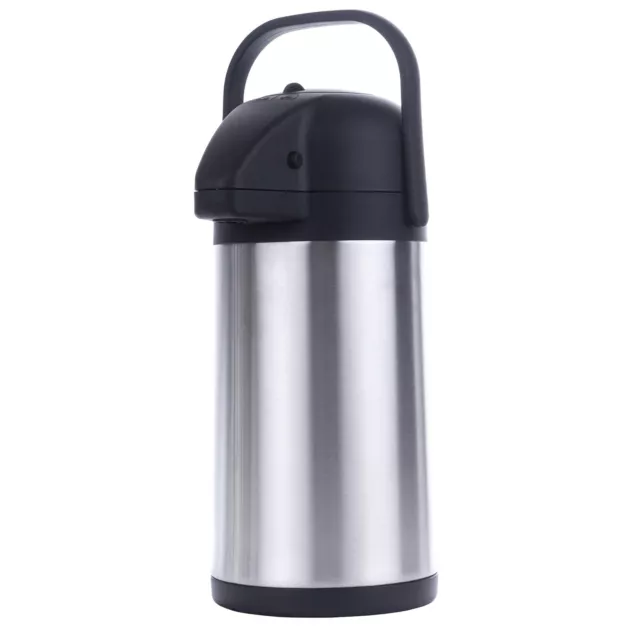 Airpot 2,2 L Pumpkanne - Isolierkanne Thermo Kanne Kaffeekanne Camping Edelstahl