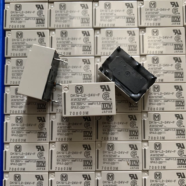 LOT OF 5 PANASONIC JS1 12V F Type JS Relay AJS1311F 12 VDC SPULE 20613Q LOT OF 5 PANASONIC JS1 12V F Type JS Relay AJS1311F 12 VDC SPULE 20613Q