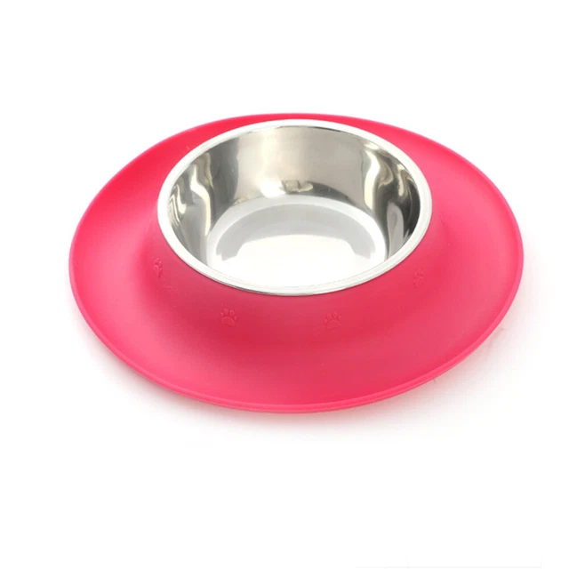 Pet Bowl Food Bowl Food Water Bowl Puppy Water Bowl Stainless Steel 3
