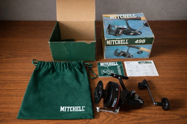 Moulinet Pêche Mitchell 320 Technical Perfection - Vintage Avec Boîte Et Notice - Très Bon état