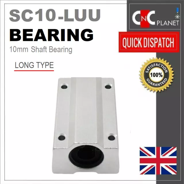 Sc10Luu Linear Motion 10Mm Shaft Sliding Bearing Block 10Mm Bore Scs10Luu Longer