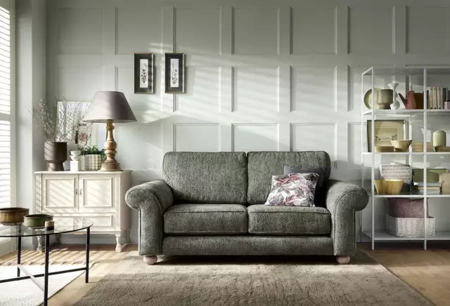 2 Seater Sofa - Elegant Ingrid Two Seater Sofas for Living Room with Soft Luxury