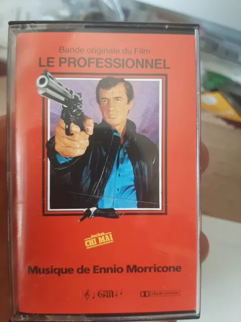 k7 audio tape bo du film le professionnel Jean Paul Belmondo Ennio Morricone TBE