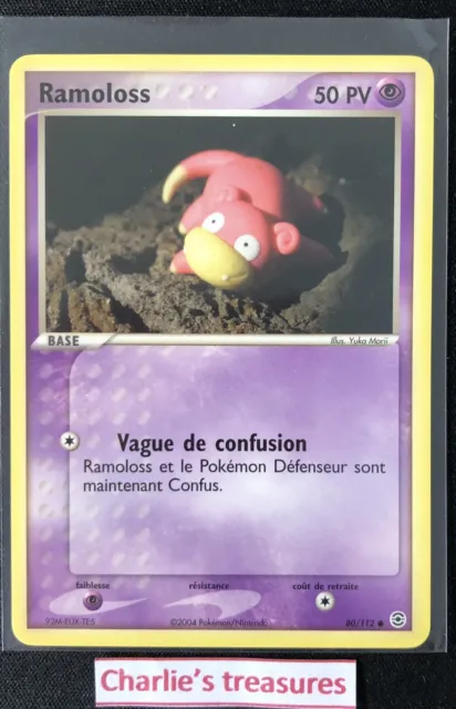 Carte Pokemon - Ramoloss - 80/112 - Rouge Feu Vert Feuille - FR - NM+ / NEUF