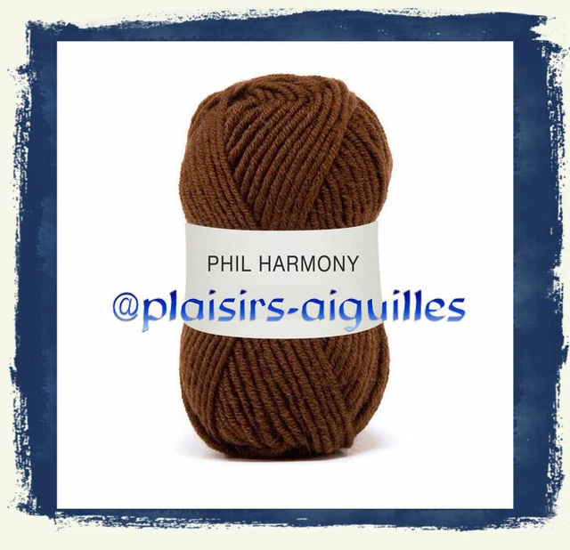 Lot De 40 Pelotes De Laine Phildar, Neuves, Uni, Laine Et Polyamide