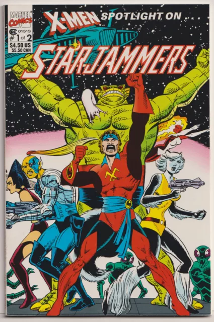 X-Men Spotlight On Starjammers 1 NM 9.4 Marvel 1990 Binary Dave Cockrum