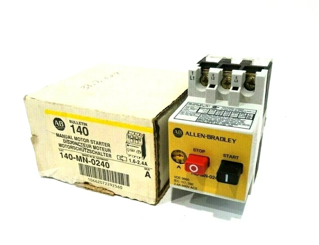 Nuovo ALLEN BRADLEY 140-MN-0240 Motore Starter Ser.a 140MN0240