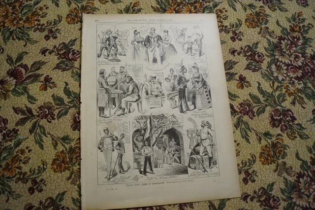 1888 Zeitungsdruck 193 Artur Wanjura Kolonien