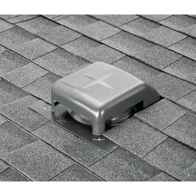 Airhawk 40 In. Mill Galvanized Steel Slant Back Roof Vent RVG40000 Pack of 9 Air
