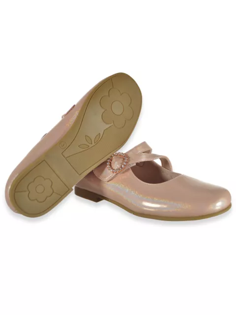 Rachel Girls' Portia Flower 1-Strap Shoes