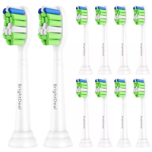 Brightdeal Testine di Ricambio per Philips Sonicare, Testine Spazzolino Elettric