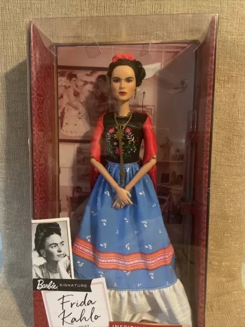 2018 Frida Kahlo Barbie Signature Collector Doll Inspiring Women Series NIB NRFB
