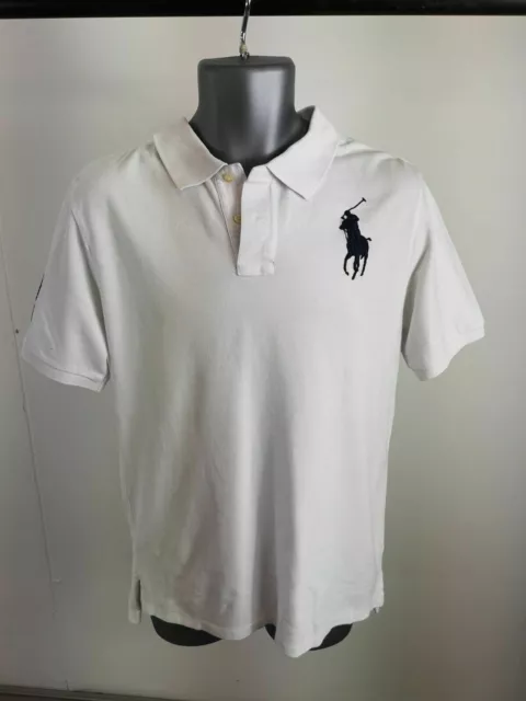 Polo Ralph Lauren White NO. 3 Shirt Size xl extra large boys small man 18-20 yrs