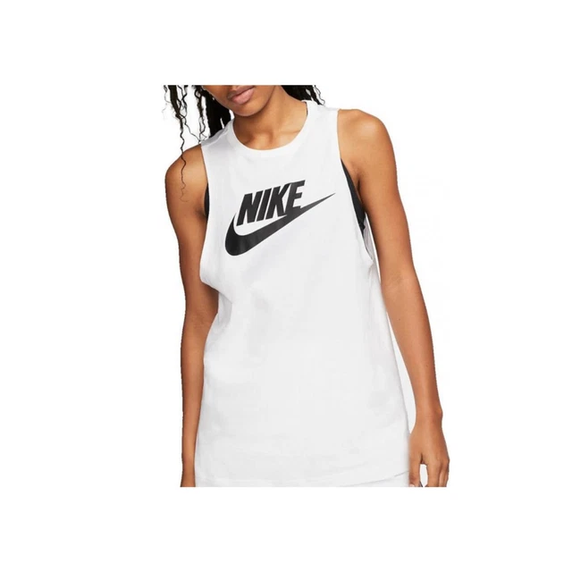 Canotta  Donna Nike Bianco Cw2206 100 Canotta Bianco Donna