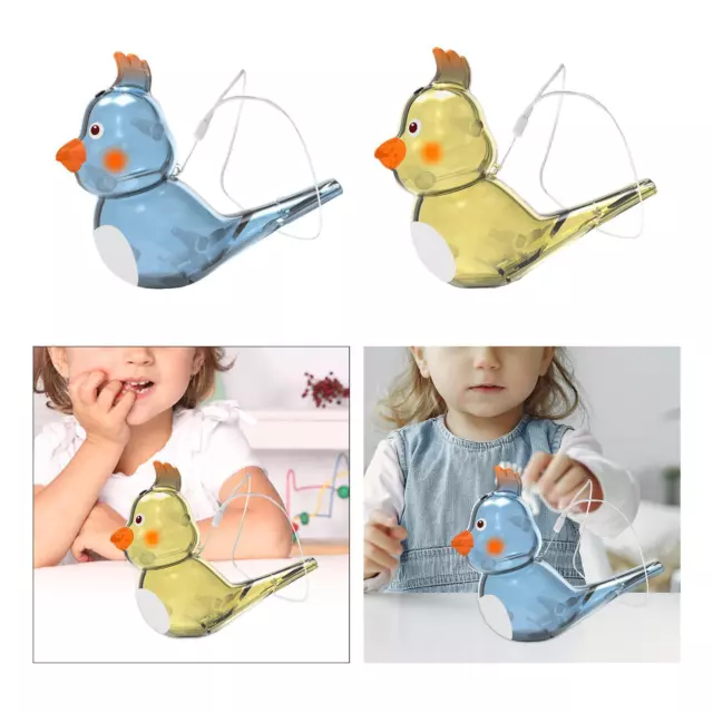 Sifflet d'eau en forme d'oiseau, nouveauté, sifflet pour enfants, jeu de