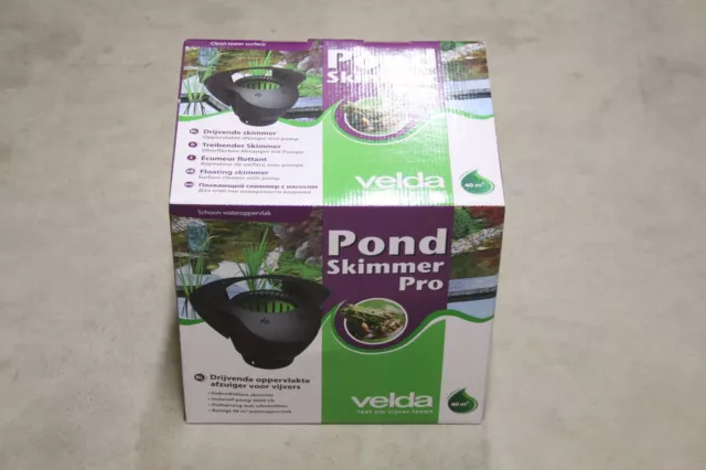 Skimmer Pro Velda Pond Teich Skimmer mit Pumpe Schwimmskimmer bis 40 m²