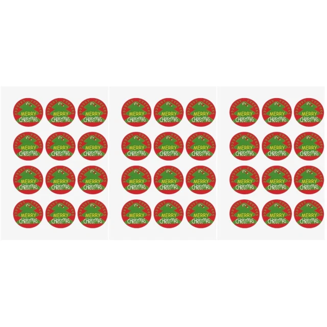 432 Pcs Sealing Stickers Candy Christmas Label Xmas Party Favors