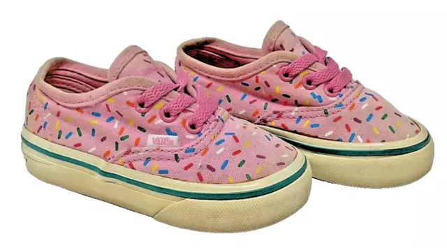 Pink sprinkle vans deals