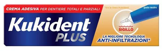 Kukident Crème Adhésif X Dentier 35 Grammes Food Seal Fabriqué en Italie