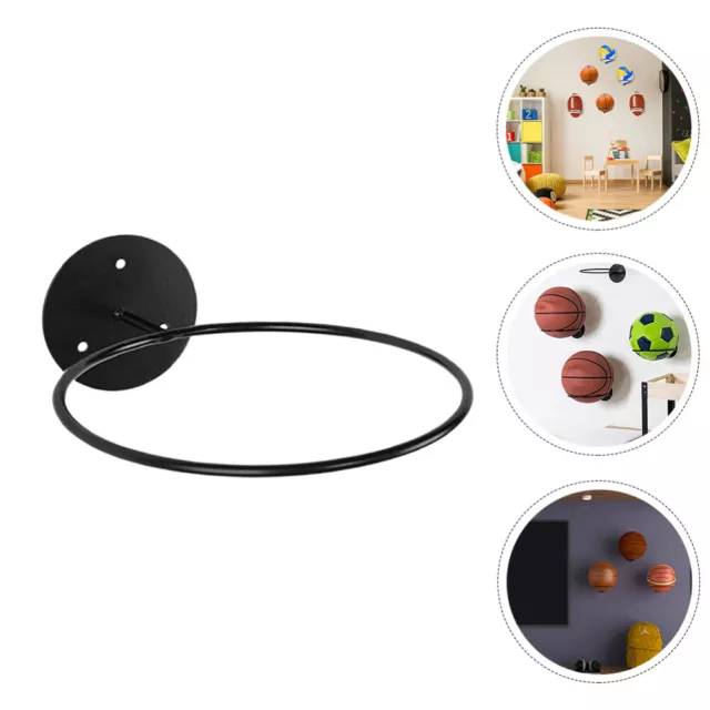 Wall-Mounted Ball Holders for Volleyball, Basketball, Football-HB