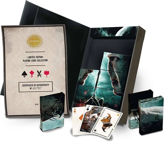 Coffret Collector 8 jeux de 54 cartes Harry Potter Édition