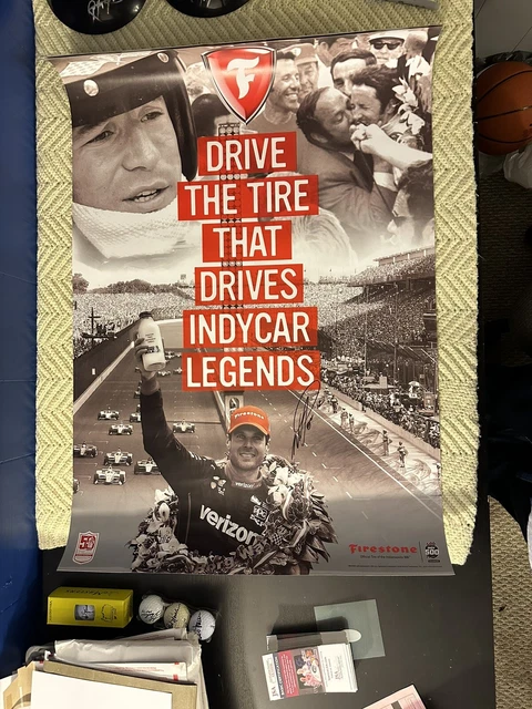 Will Power Signed Poster Indianapolis 500 Indy Car Autographed 2018 2019 Issue