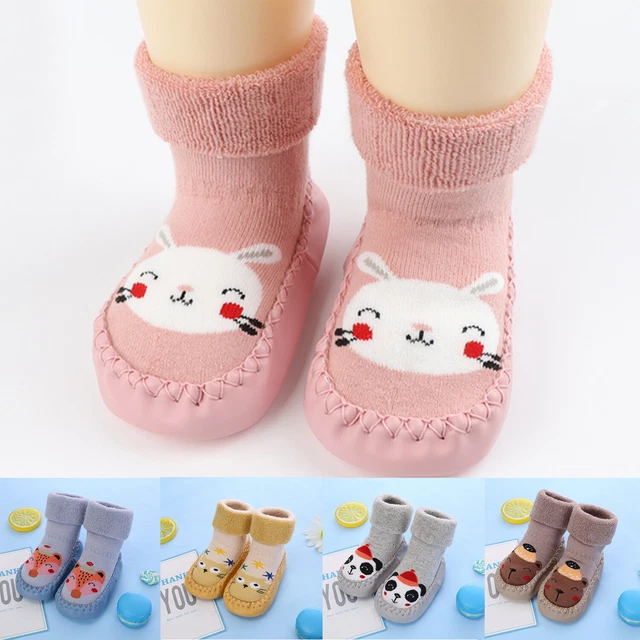 Baby Toddler Anti-slip Slippers Socks Girl /Boys /Kids Cotton Shoes Warm Winter