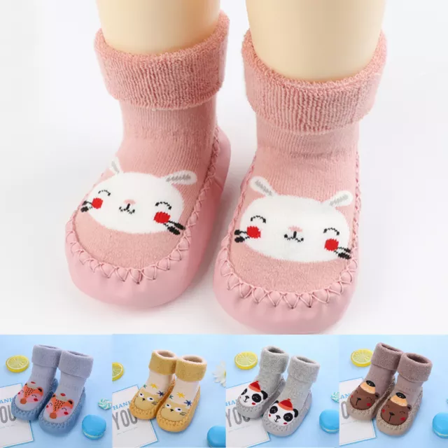 Pantofole antiscivolo bambino bambino scarpe di cotone caldo inverno
