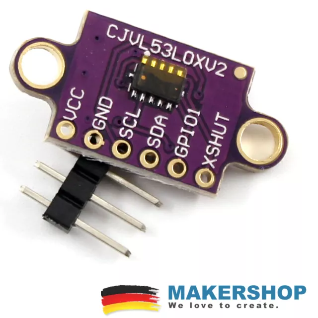 VL53l0x Breakout oF Enfernungssensor Modul GY-VL53L0XV2 Distance Sensor