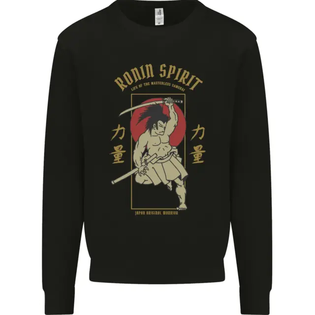 Ronin Spirit Samurai Japan Japanese Mens Sweatshirt Jumper