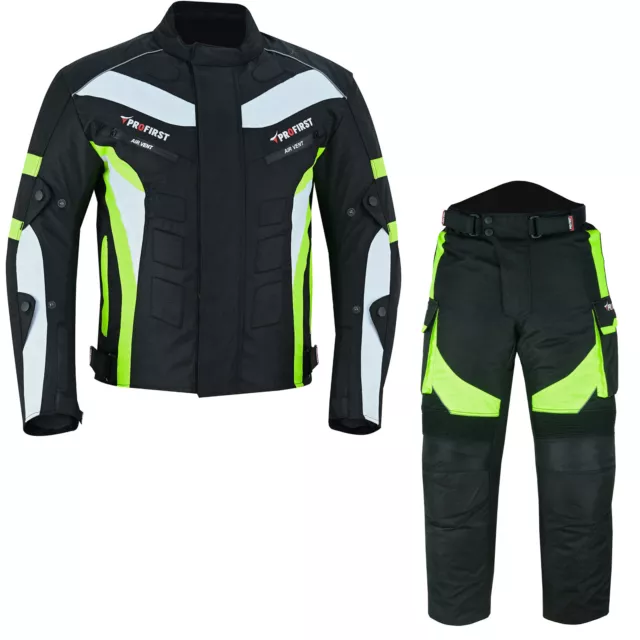 Men Motorcycle Riding Suit Waterproof Cordura Motorbike Racing Suits CE Armoured